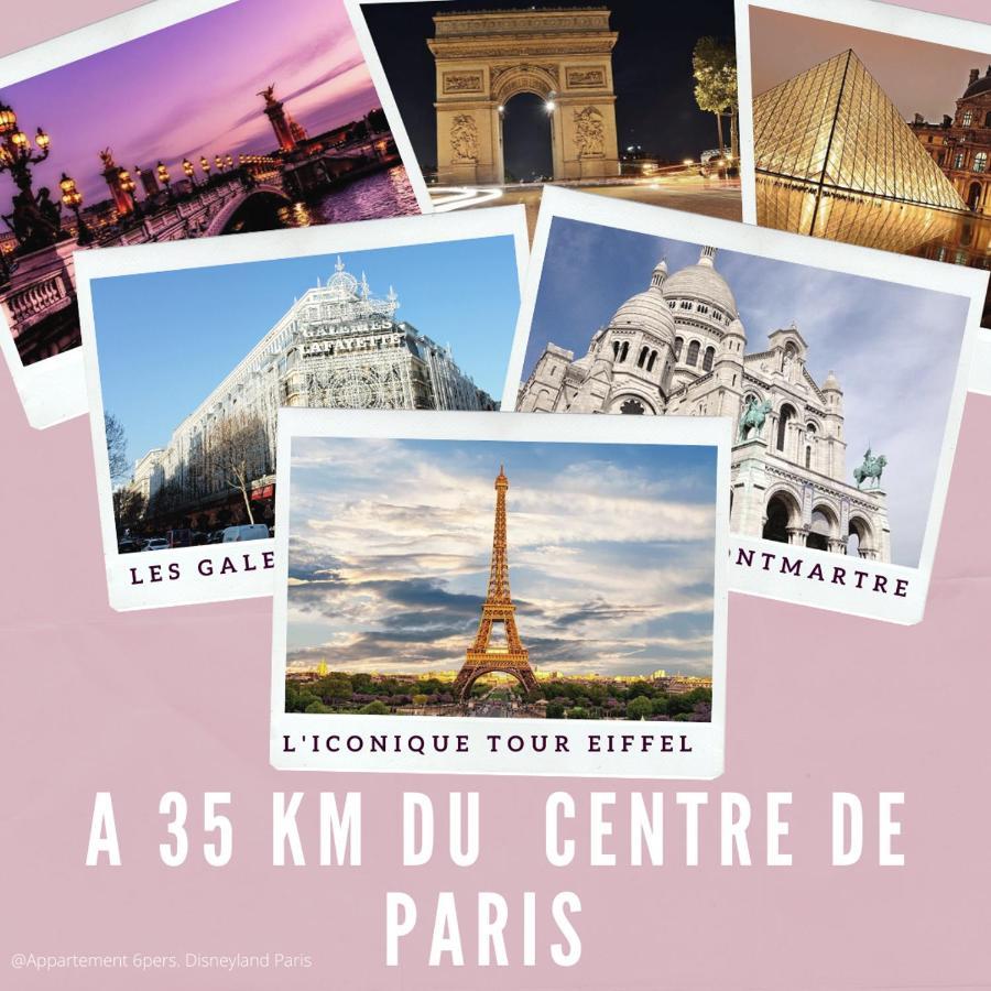 Appartement 7 Pers A Disneyland Paris Шеси Экстерьер фото